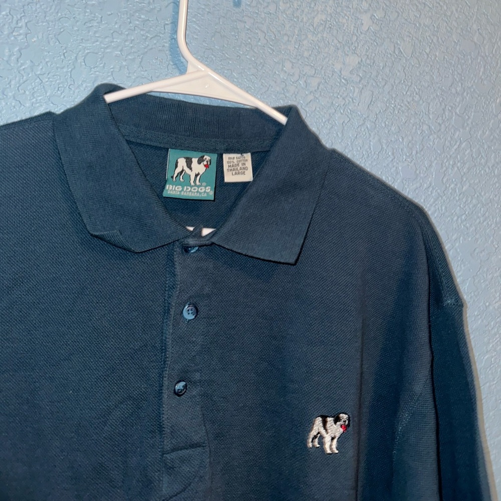BIG DOGS Polo Shirt with Dog Embroidery - Picture 2 of 8